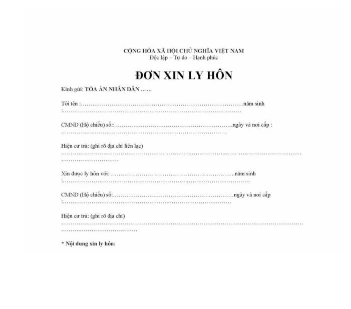 Hướng dẫn cách làm đơn xin ly hôn. Hướng dẫn cách làm đơn xin ly hôn.