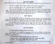 Quyết định công nhận thuận tình ly hôn.