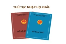 Thủ tục nhập hộ khẩu.