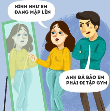 5 dấu hiệu của người đàn ông đã thay đổi tình cảm Đàn ông không yêu bạn sẽ chê bai ngoại hình của bạn.