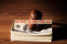 Tìm hiểu về mức án phí lệ phí Tòa án hiện tại