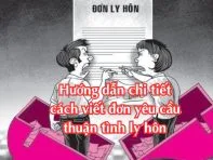 Hướng dẫn chi tiết cách viết đơn yêu cầu thuận tình ly hôn