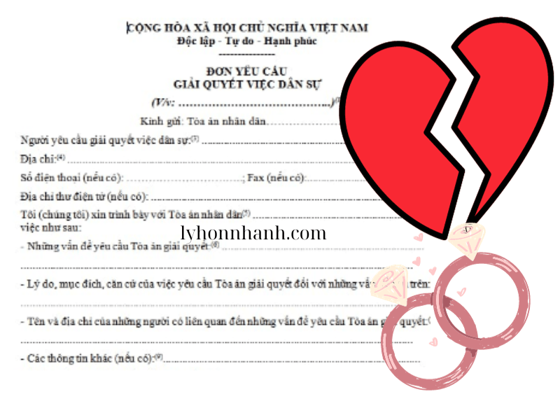Hướng dẫn cách viết đơn xin ly hôn mới nhất 2023 Hướng dẫn cách viết đơn xin ly hôn