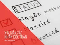 Xin giấy xác nhận độc thân ở đâu?