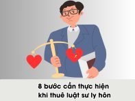 Chi tiết 8 bước cần thực hiện khi thuê luật sư ly hôn.