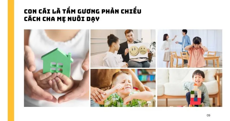 Con cái là tấm gương phản chiếu cách cha mẹ nuôi dạy