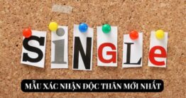 Mẫu xác nhận độc thân mới nhất 2025 và hướng dẫn thủ tục xác nhận 