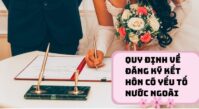 Quy định về đăng ký kết hôn có yếu tố nước ngoài online Quy định về đăng ký kết hôn có yếu tố nước ngoài online